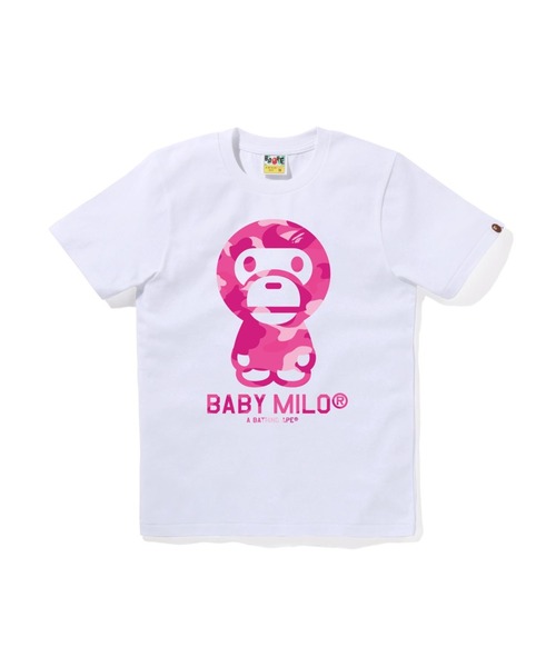 A BATHING APE（アベイシングエイプ） tシャツ COLOR CAMO BABY MILO