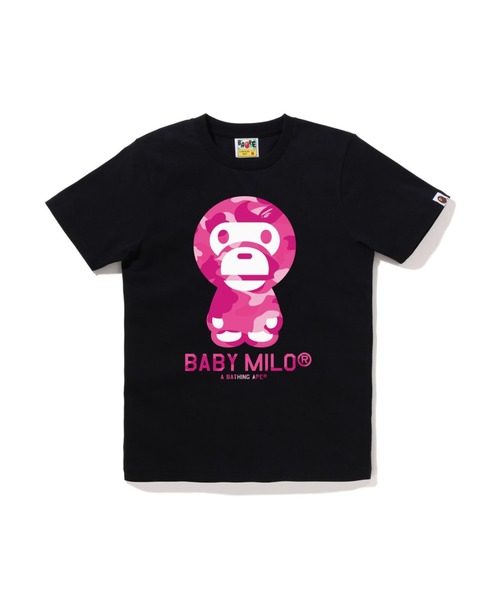 A BATHING APE（アベイシングエイプ） tシャツ COLOR CAMO BABY MILO