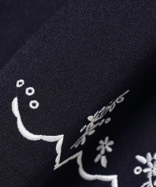 こども ビームス ワンピース セレモニー スカラップ 刺繍 ワンピース