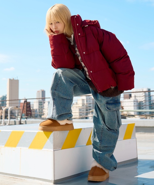 LOVETOXIC ブルゾン アウター パフィブルゾン キッズ 子供服 女の子