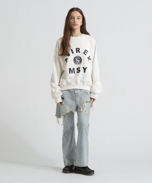 MOUSSY（マウジー） トレーナー スウェット 「AVIREX×MOUSSY」SWEAT