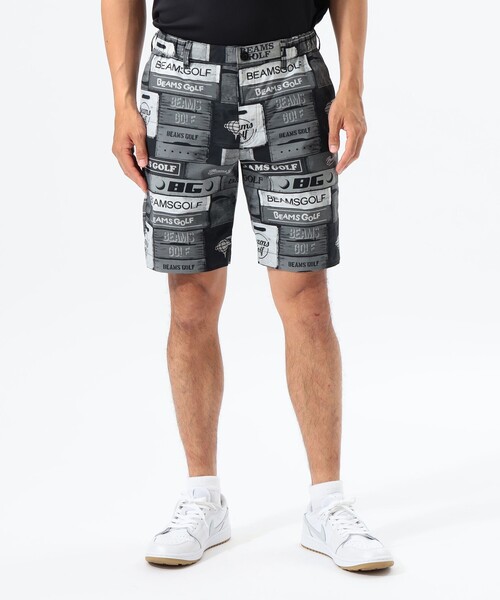「BEAMS GOLF」 ハーフパンツ SMALL ブラック メンズの画像
