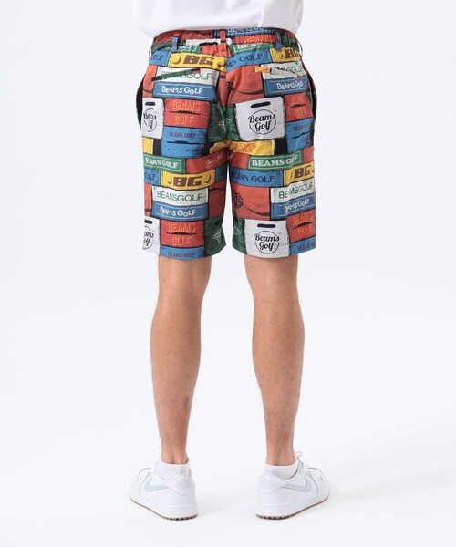 「BEAMS GOLF」 ハーフパンツ SMALL ブラック メンズの画像