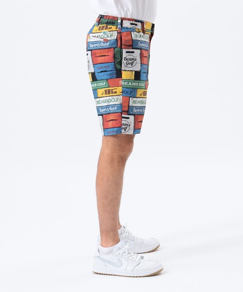 「BEAMS GOLF」 ハーフパンツ SMALL ブラック メンズの画像