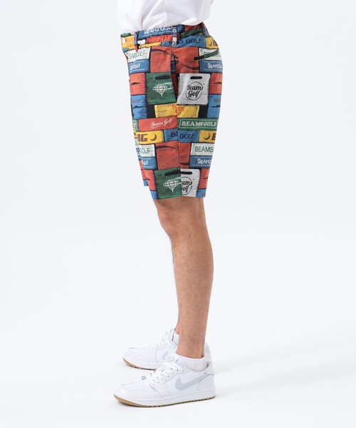 「BEAMS GOLF」 ハーフパンツ SMALL ブラック メンズの画像