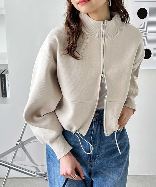 「GeeRA」 ブルゾン MEDIUM アイボリー レディース_画像5