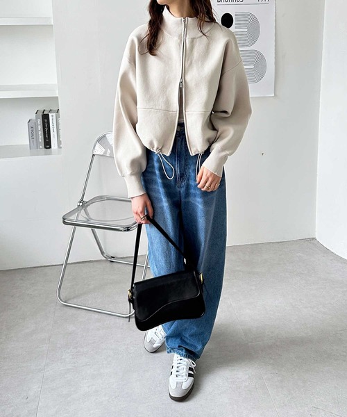 「GeeRA」 ブルゾン MEDIUM アイボリー レディース_画像7