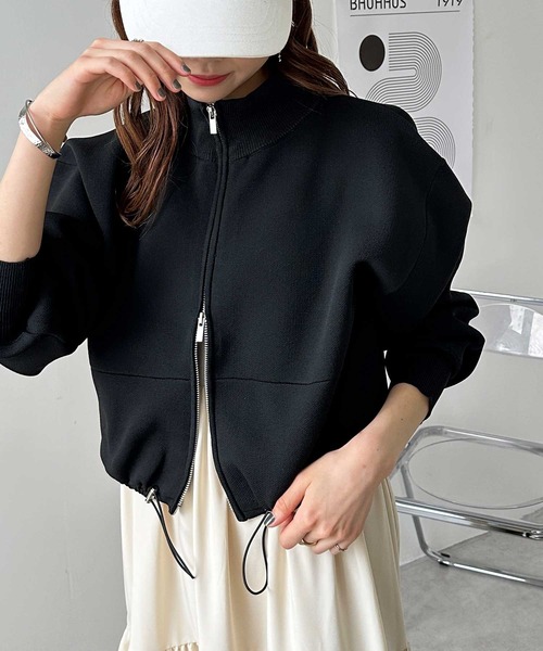 「GeeRA」 ブルゾン MEDIUM アイボリー レディース_画像9