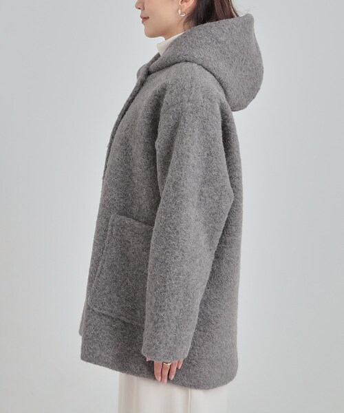 SHOO・LA・RUE（シューラルー） コート アウター スライバーフーディー