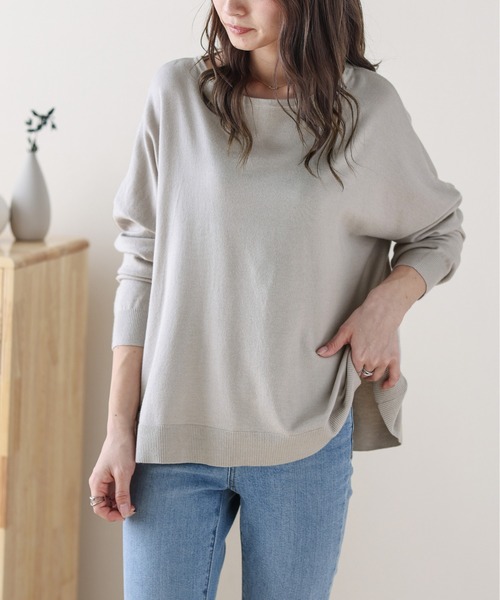 「SUGAR BISKET」 「La-gemme」長袖ニット フリー ピンク レディース_画像6