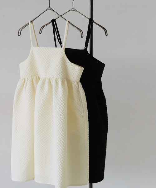 「antiqua」 「KIDS」キャミソールワンピース 140 ブラック キッズ_画像4