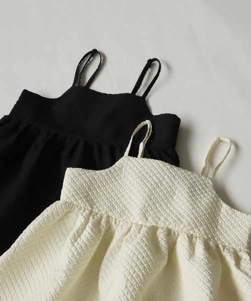 「antiqua」 「KIDS」キャミソールワンピース 140 ブラック キッズ_画像5