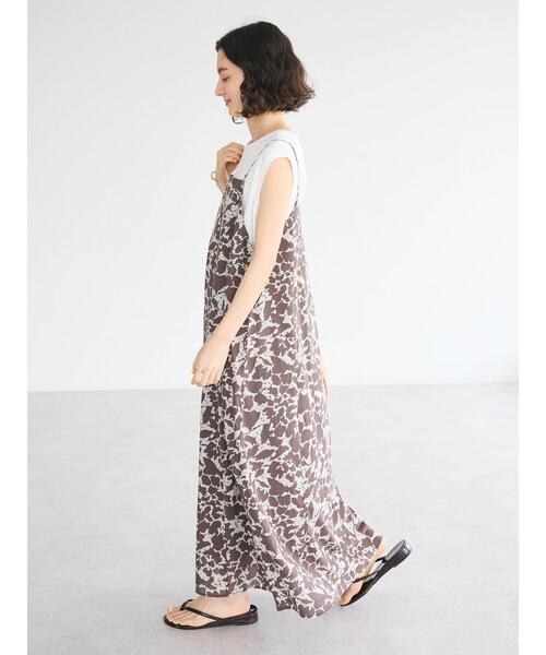 「CRAFT STANDARD BOUTIQUE」 キャミソールワンピース FREE ブラウン レディース_画像5