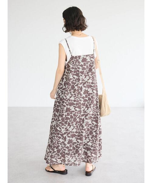 「CRAFT STANDARD BOUTIQUE」 キャミソールワンピース FREE ブラウン レディース_画像6