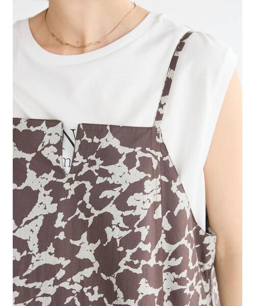 「CRAFT STANDARD BOUTIQUE」 キャミソールワンピース FREE ブラウン レディース_画像8