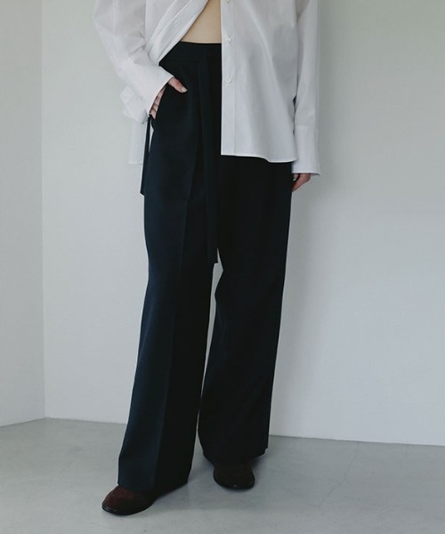 ETRE TOKYO（エトレトウキョウ） パンツ SANTEデザインベルトダブル