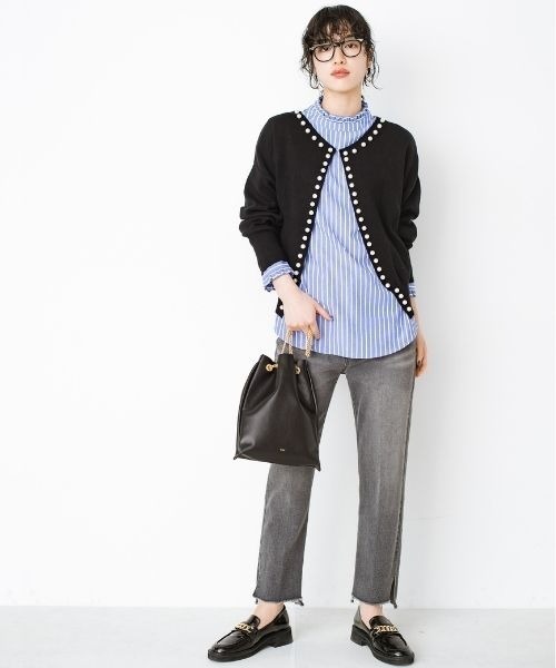 「ANNA LUNA」 長袖ニット MEDIUM ブルー レディース_画像2