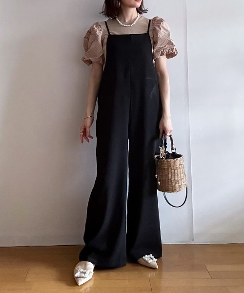 「evernavy」 オーバーオール M キナリ レディース_画像8