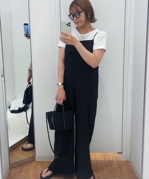 「evernavy」 オーバーオール M キナリ レディース_画像9