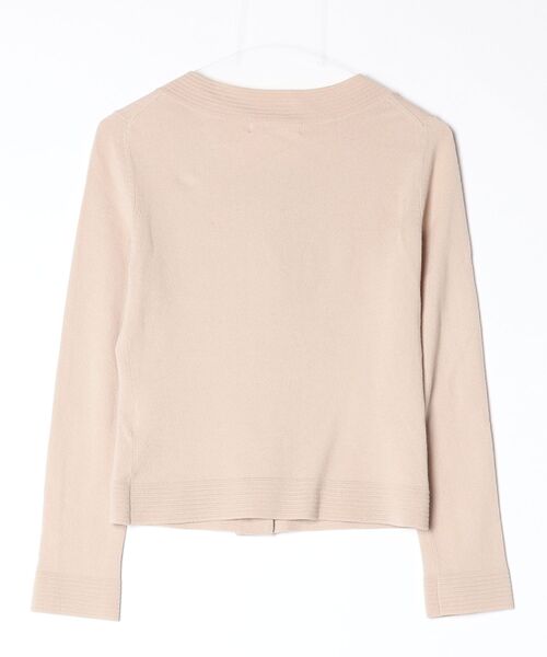 「M-PREMIER」 ニットカーディガン 38 ベージュ レディース_画像2