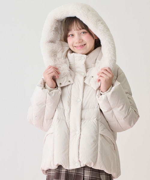 mezzo piano Junior（メゾピアノ ジュニア） ダウン アウター 「撥水