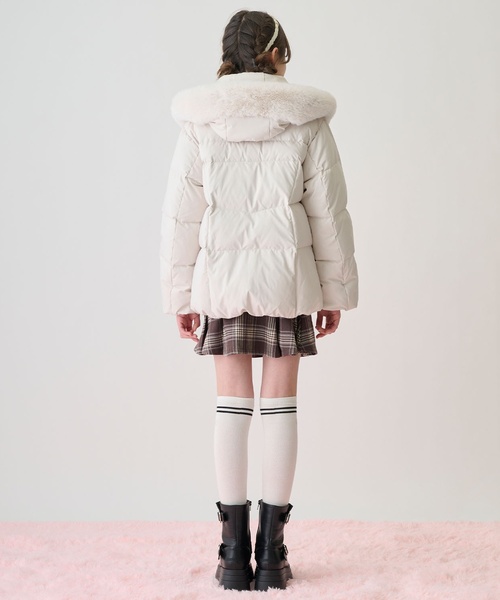 mezzo piano Junior（メゾピアノ ジュニア） ダウン アウター 「撥水