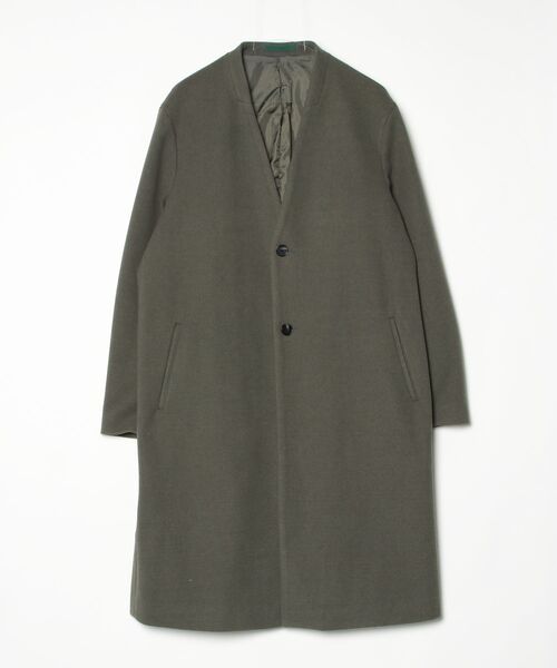 ATON ダークグリーン チェスターコート 06 tk.TAKEO KIKUCHI（ティーケータケオキクチ） チェスターコート 04