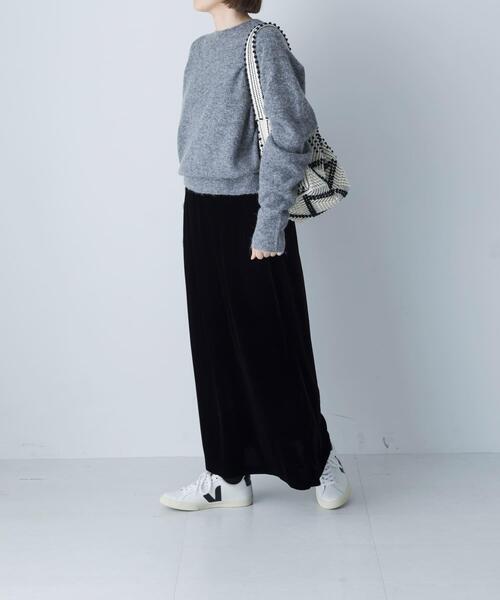 【美品】かぐれ　レーヨンシルクベルベットスカート かぐれ｜レーヨンシルクベルベットスカート | Rakuten Fashion(楽天