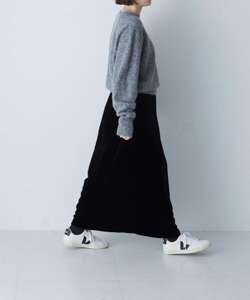 かぐれ スカート レーヨンシルクベルベットスカート : ZOZOTOWN Yahoo
