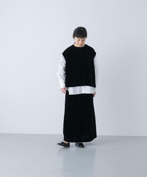 かぐれ スカート レーヨンシルクベルベットスカート : ZOZOTOWN Yahoo