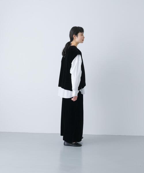 かぐれ スカート レーヨンシルクベルベットスカート : ZOZOTOWN Yahoo