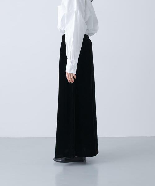 かぐれ スカート レーヨンシルクベルベットスカート : ZOZOTOWN Yahoo