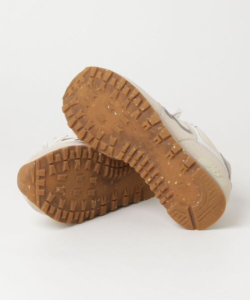 「New Balance」 ローカットスニーカー 23cm ベージュ レディース_画像3