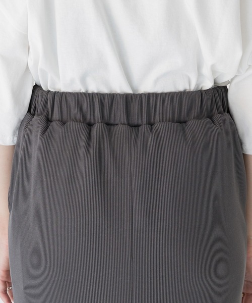 「INCEDE」 タイトスカート 3L アイボリー レディース_画像3