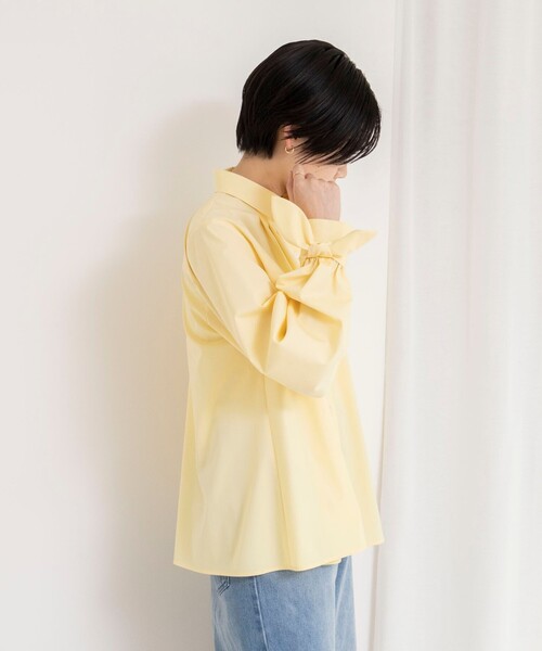 NOLLEY'S（ノーリーズ） ブラウス シャツ ウォッシャブル袖リボン付き