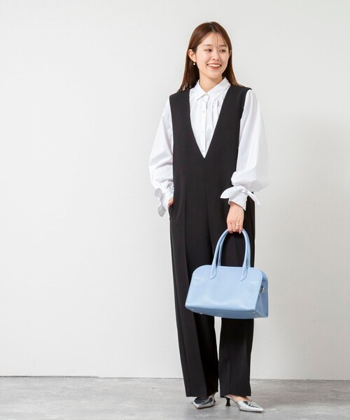 NOLLEY'S（ノーリーズ） ブラウス シャツ ウォッシャブル袖リボン付き