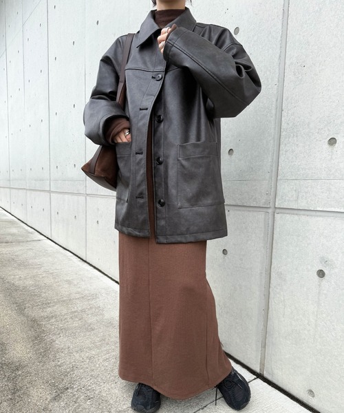 select MOCA by son」 長袖ワンピース SMALL ベージュ レディース
