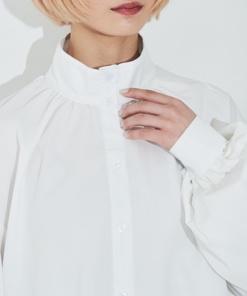 「MERLOT」 長袖ブラウス FREE ホワイト レディース_画像7