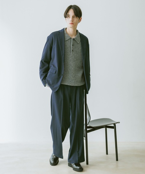 RAGEBLUE（レイジブルー） ワイドパンツ スラックス TRW Tuck Semi