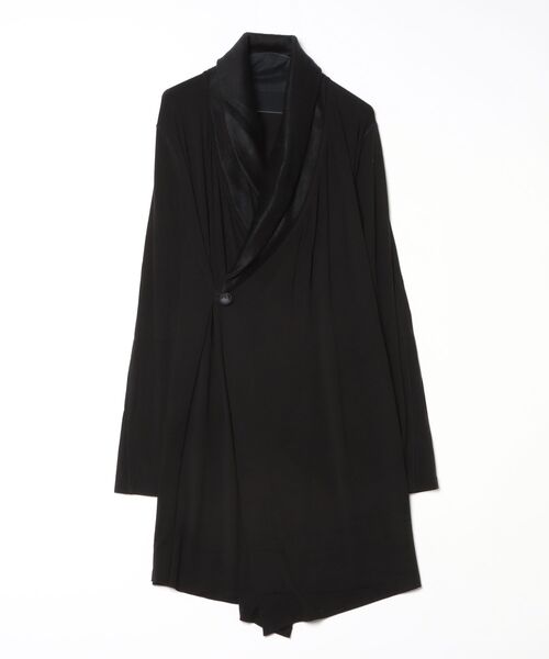 たいkiryuyrik カーディガン　ブラック kiryuyrik（キリュウキリュウ） カーディガン WrapCardigan メンズ