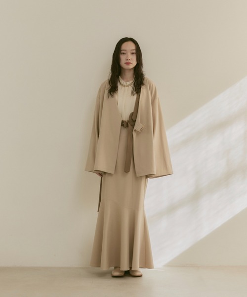 「moi tytto」 ベスト FREE ベージュ レディース_画像2