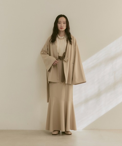 「moi tytto」 ベスト FREE ベージュ レディース_画像3