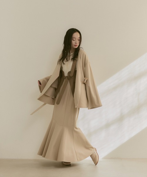 「moi tytto」 ベスト FREE ベージュ レディース_画像5