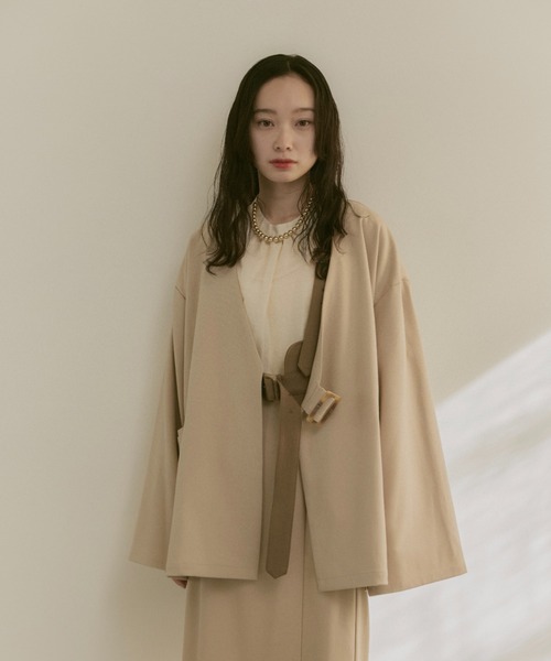 「moi tytto」 ベスト FREE ベージュ レディース_画像6