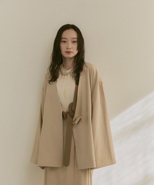 「moi tytto」 ベスト FREE ベージュ レディース_画像7