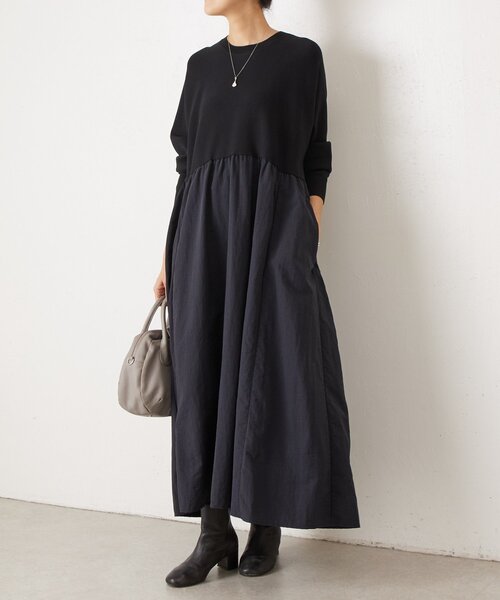 BEARDSLEY（ビアズリー） ワンピース ニットコンビワンピース