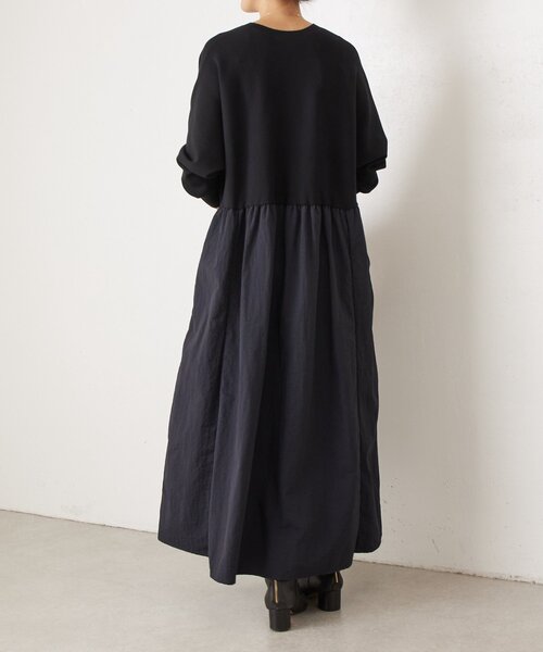 BEARDSLEY ビアズリー　袖ニットブルゾン　ワンピースセット BEARDSLEY（ビアズリー） ワンピース ニットコンビワンピース