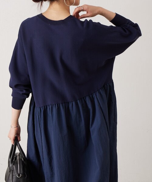 BEARDSLEY（ビアズリー） ワンピース ニットコンビワンピース