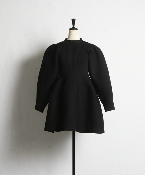 「&. NOSTALGIA」 長袖ニット M ブラック レディース_画像3