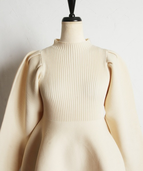 「&. NOSTALGIA」 長袖ニット M ブラック レディース_画像7